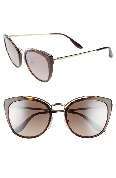 54mm gradient cat eye sunglasses prada|Prada 54mm Gradient Cat Eye Sunglasses .